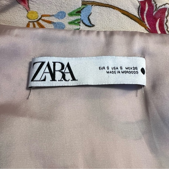 ZARA Printed Kimono with Belt - Picture 11 of 13